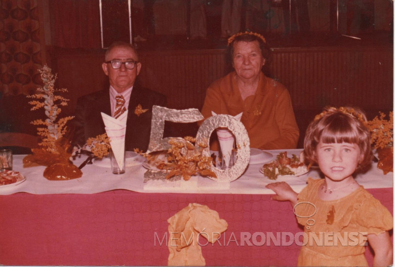 Bodas de Ouro dos pais de Adolfo Oscar Kunzler, Olinda e Albino Kunzkler.