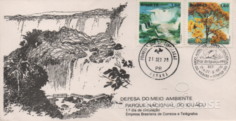 Envelope de 1º de circulação  ref. ao lançamento do selo comemorativo 