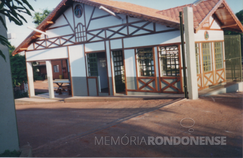 Outra vista da guarita e balança da Agrícola Horizonte.