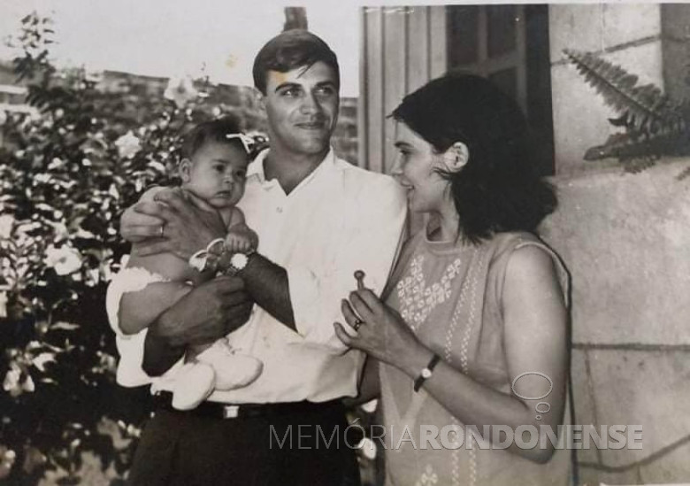 Ilário Kehl e esposa Ermella (nascida Meier) com a filha Grace.
Imagem: Acervo Celi Adam Filho.