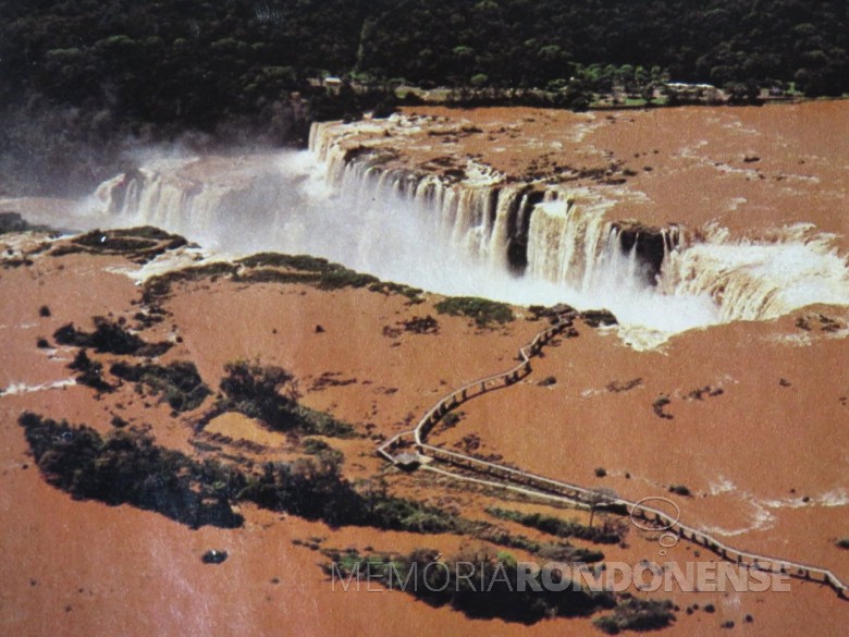 Grande enchente de 1986.
Imagem: Acervo Memória Paranaense.