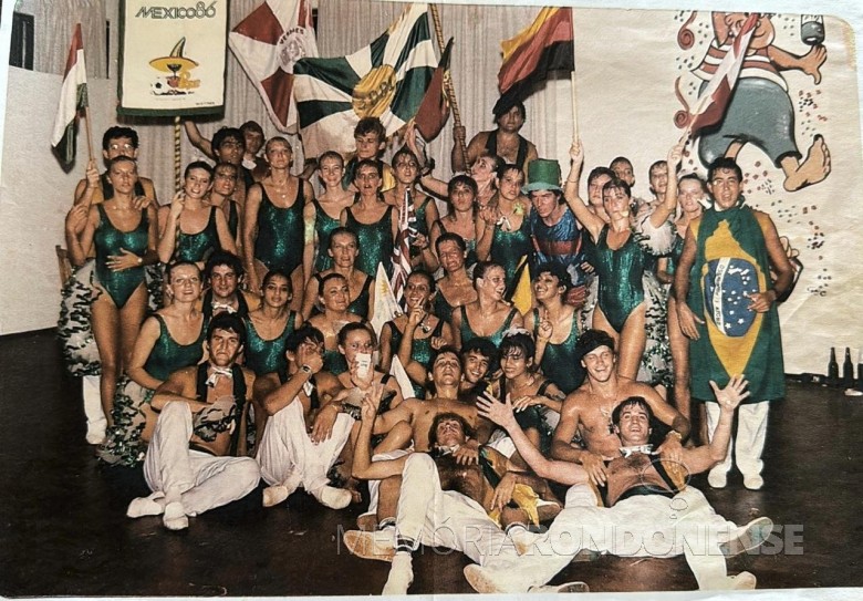  Bloco caranavalesco 3001, em 1986.
Imagem: Acervo Elizabeti Sturm Gomes.