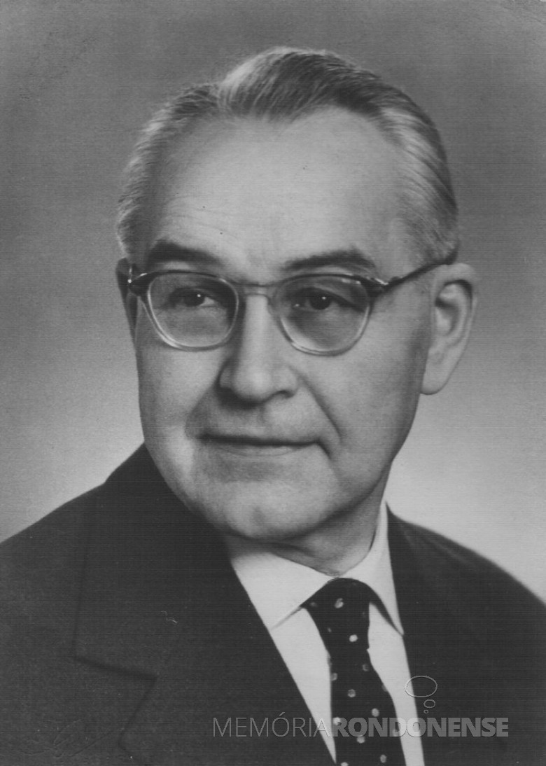 Dietrich Klagges, em 1949. Ele pai de Ingrun Klagges, esposa do médico Friedrich Rupprecht Seyboth. 
