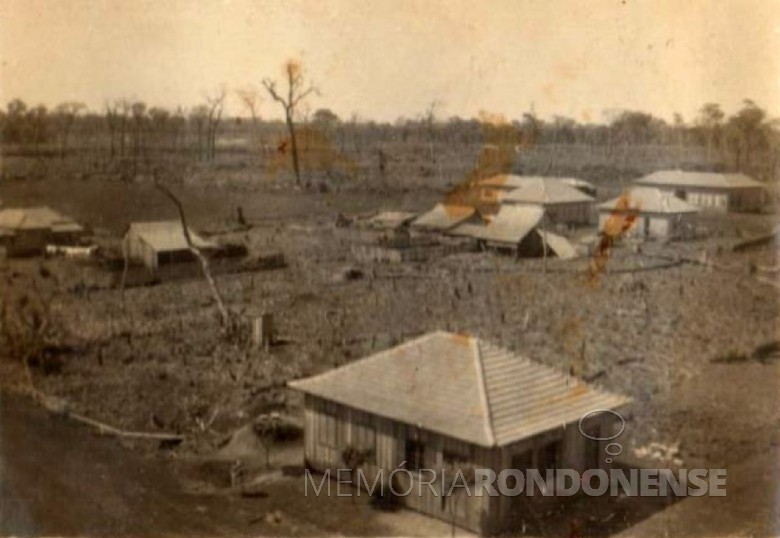 Outra vista da então vila de General Rondon na década de 1950.
