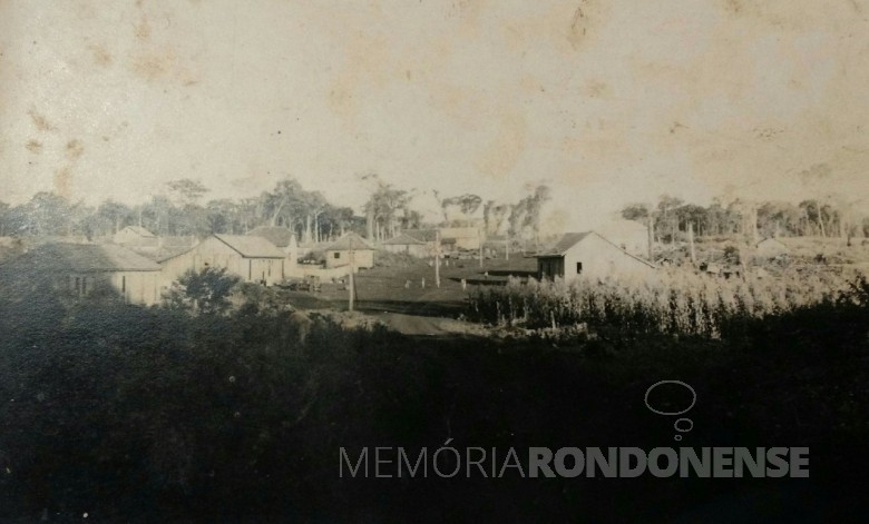 Vista panorâmica da então vila de General Rondon, em 1950. 