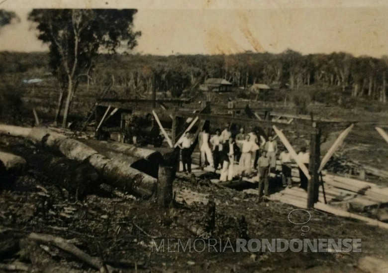 Outra vista do início da então vila de General Rondon, em 1950. 