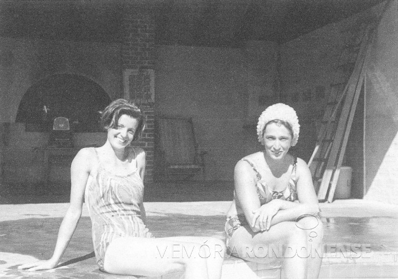 Elizabeth Wanderer e  Crista Isenberg,  em 1963.