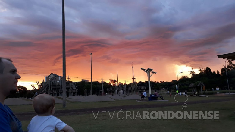 Imagem: Michele Pfeifer. Vista do Parque de Lazer Rodolfo Rieger.