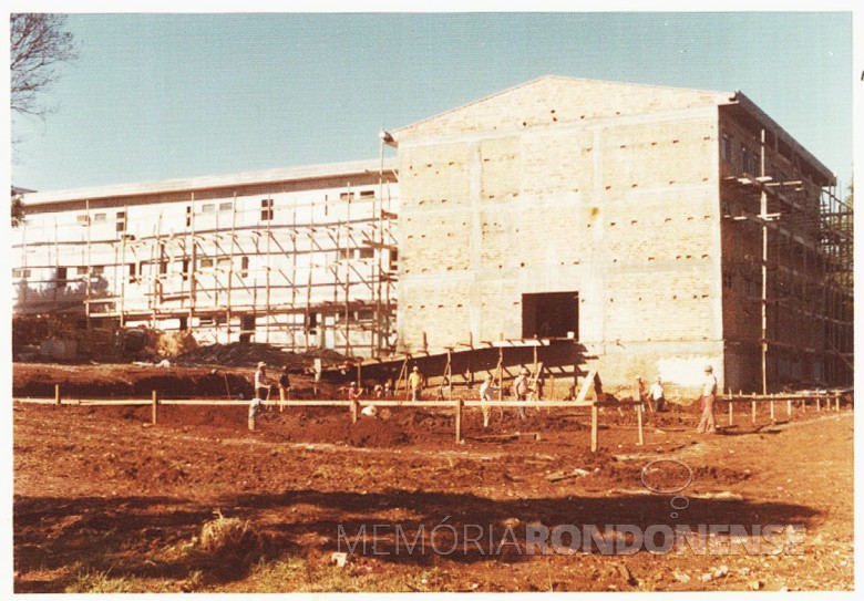 Mais um vista da 4ª etapa da ampliação do Hospital e Maternidade Filadélfia, em 1977.