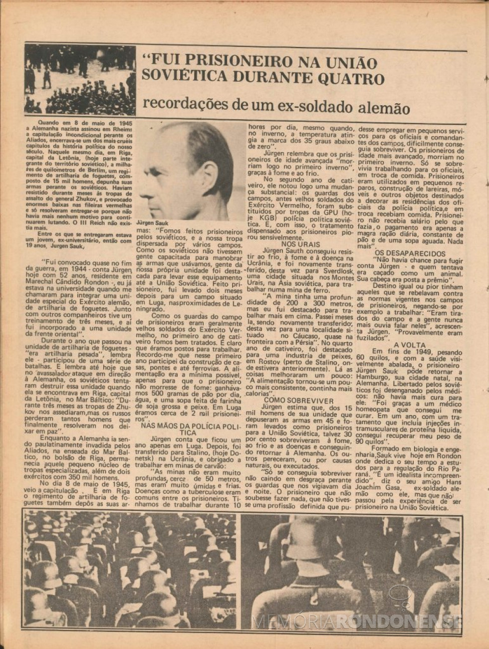 || Reportagem do jornal rondonense