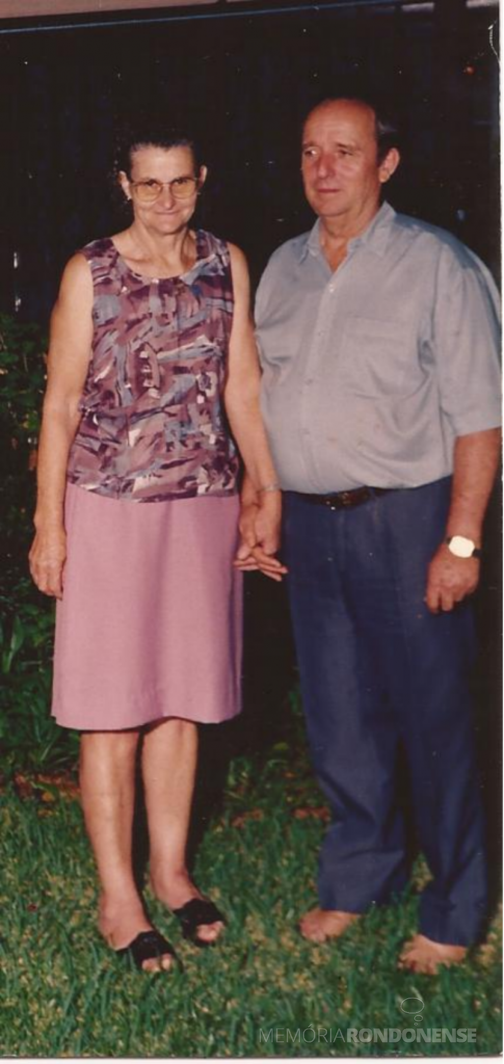 || Pioneiro rondonense Georg Vorpagel com a esposa Hilda Hartleben, em foto de 1990. 
Imagem: Acervo Clarice Verônica Vorpagel - FOTO 6 - 