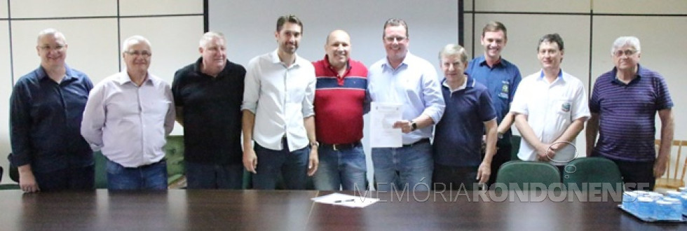 || Autoridades presentes na solenidade de assinatura da Ordem de Serviço para a implantação da 3ª pista na PR-467.
Imagem: Acervo PM-MCR - FOTO 11 -