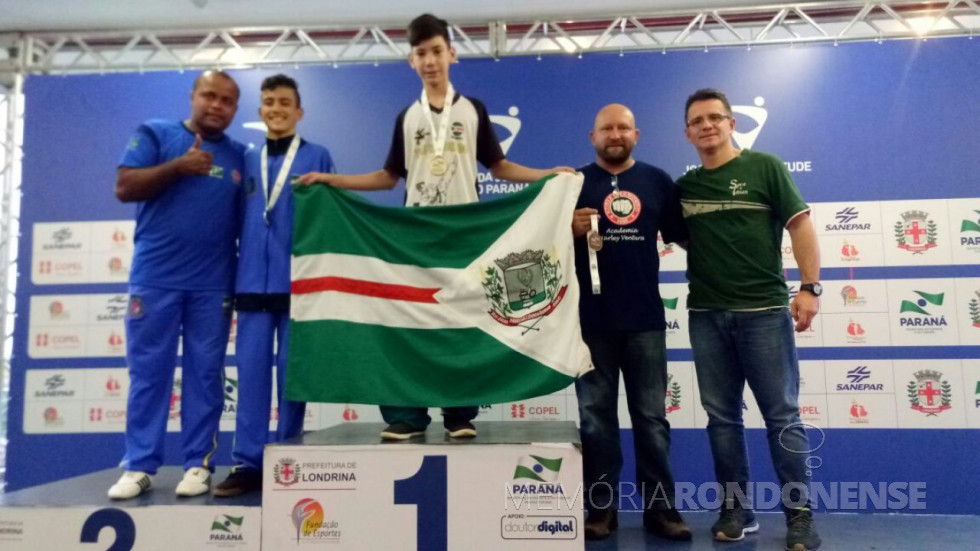 || Atletas Nicolás Camargo campeão do taekwondo na categoria A (até 45 quilos). 
Imagem: Acervo Imprensa PM - MCR -  FOTO 17 - 