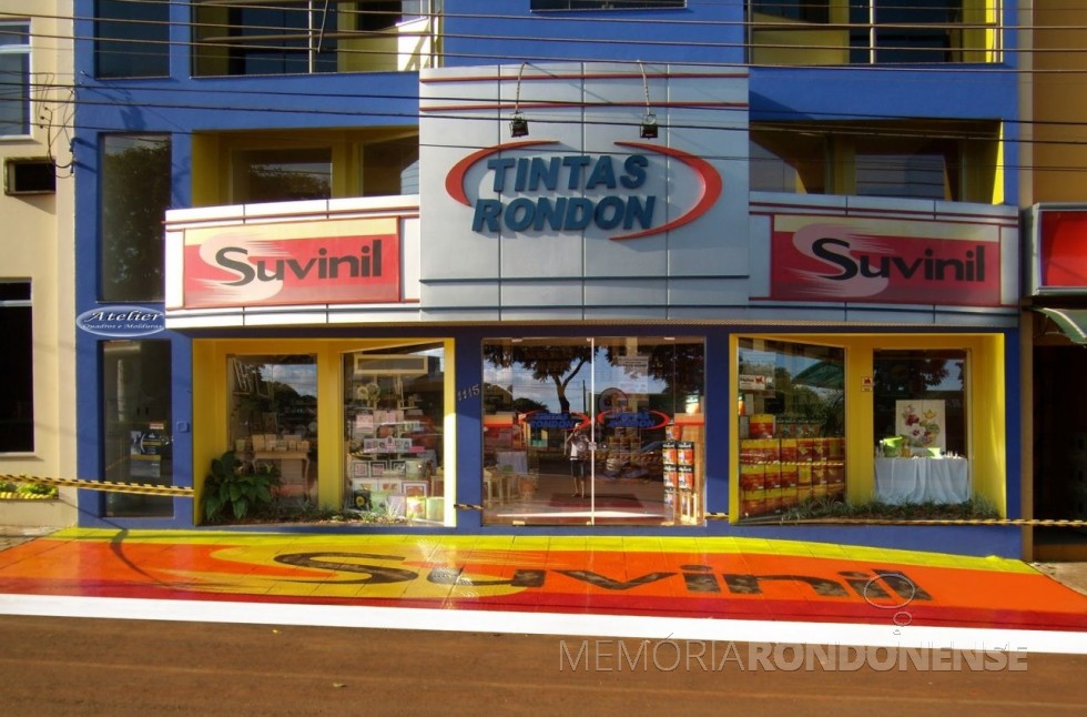|| Atual sede própria da empresa Tintas Rondon, localizada à Avenida Rio Grande do Sul. 
Imagem: Acervo Tintas Rondon - FOTO 11 - 
