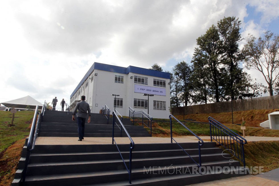 || Unidade do SESI em Marechal Cândido Rondon, inaugurada em 20 de maio de 2015.
Imagem: Acervo agenciafiep.com.br
- FOTO 19 -