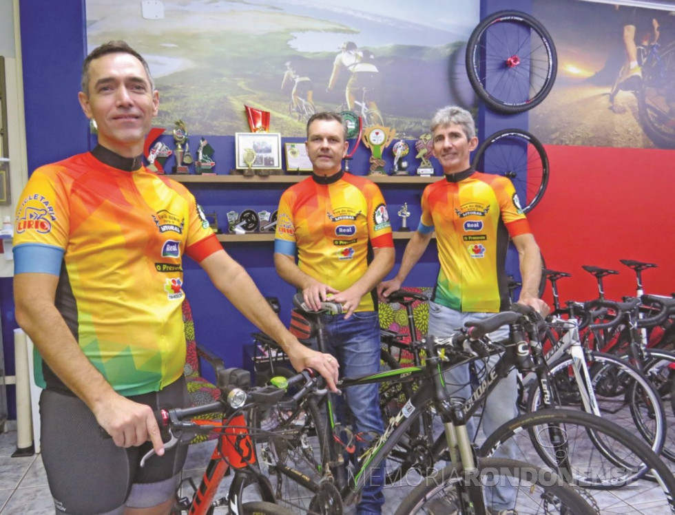 || Ciclistas rondonenses Marcelo Garcia, Sérgio Mokfa e Paul Lírio Berwig  protagonistas do tour