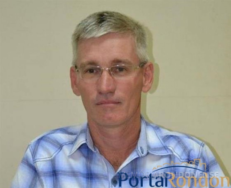 || Vereador Valdecir Bischof , da Câmara Municipal de Entre Rios do Oeste, falecido em abril de 2016.
Imagem: Acervo Portal Rondon - FOTO 14 -