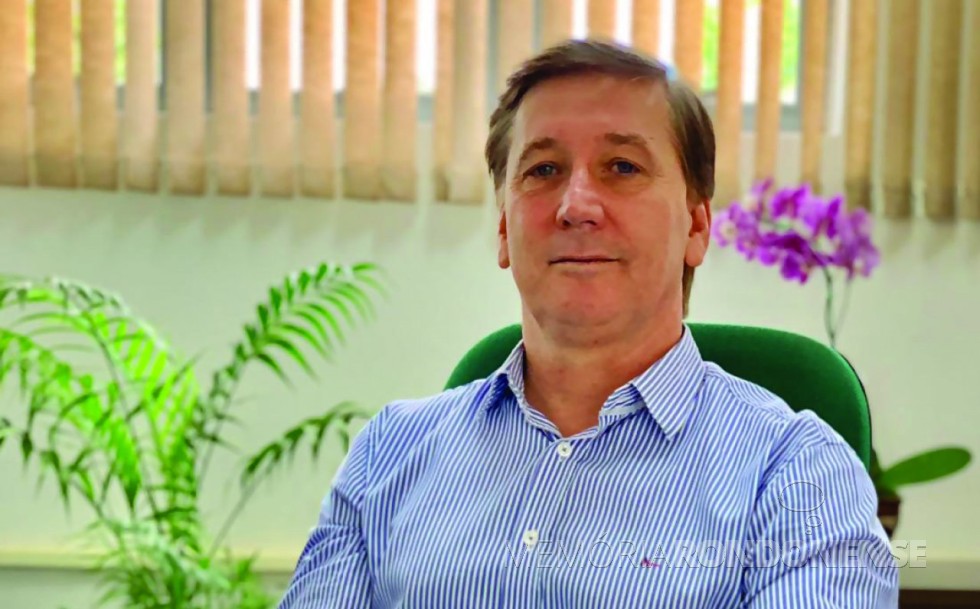 || Professor doutor Davi Elias Schreiner, eleito para o quarto mandato de diretor do campus da Unioeste de Marechal Cândido Rondon, em novembro de 2019.
Imagem: Acervo O 16 -
