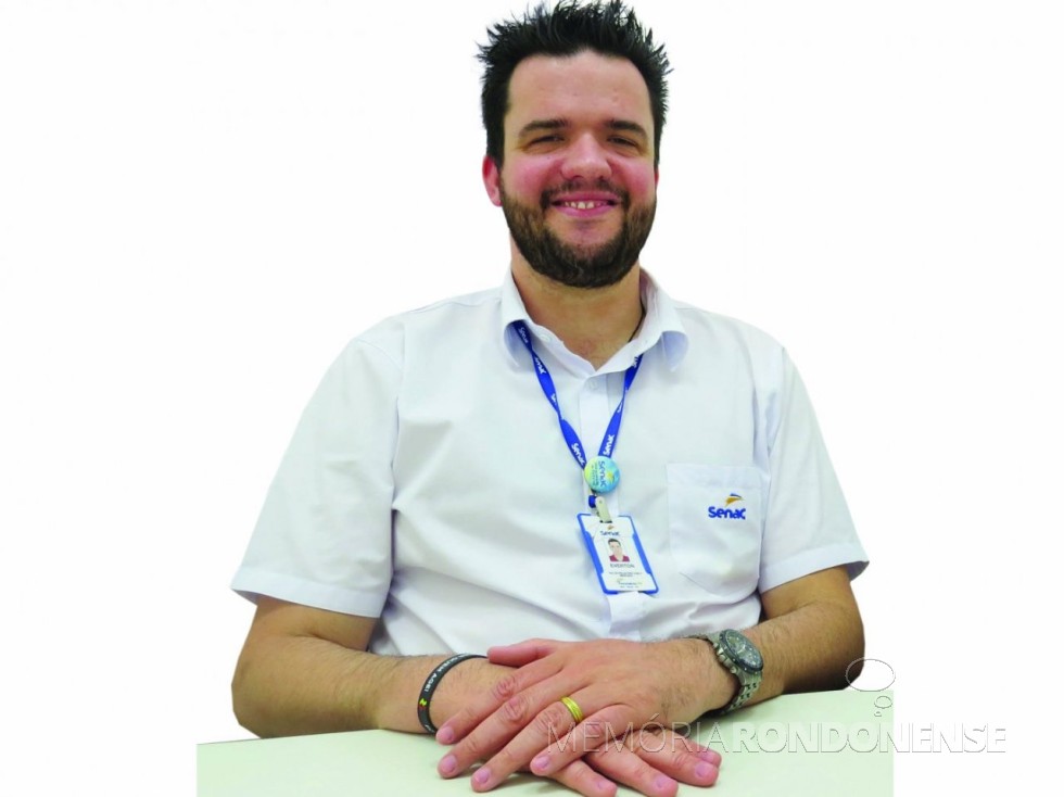 || Éverton Vitorassi Denoni que assumiu a gerência do SENAC, unidade de Marechal Cândido Rondon, em agosto de 2019.
Imagem: Acervo O Presente - FOTO 24 - 