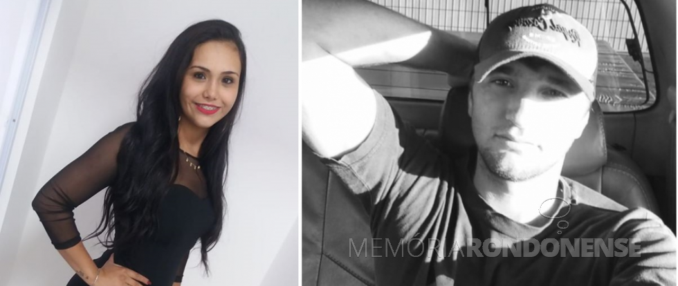 || Casal de namorados Dayana Eliane Ferreira e Jones Magagnin que faleceu em consequência das queimaduras na residência na cidade de Mercedes, em dezembro de 2019.
Imagem: Acervo O Presente - FOTO 21 -