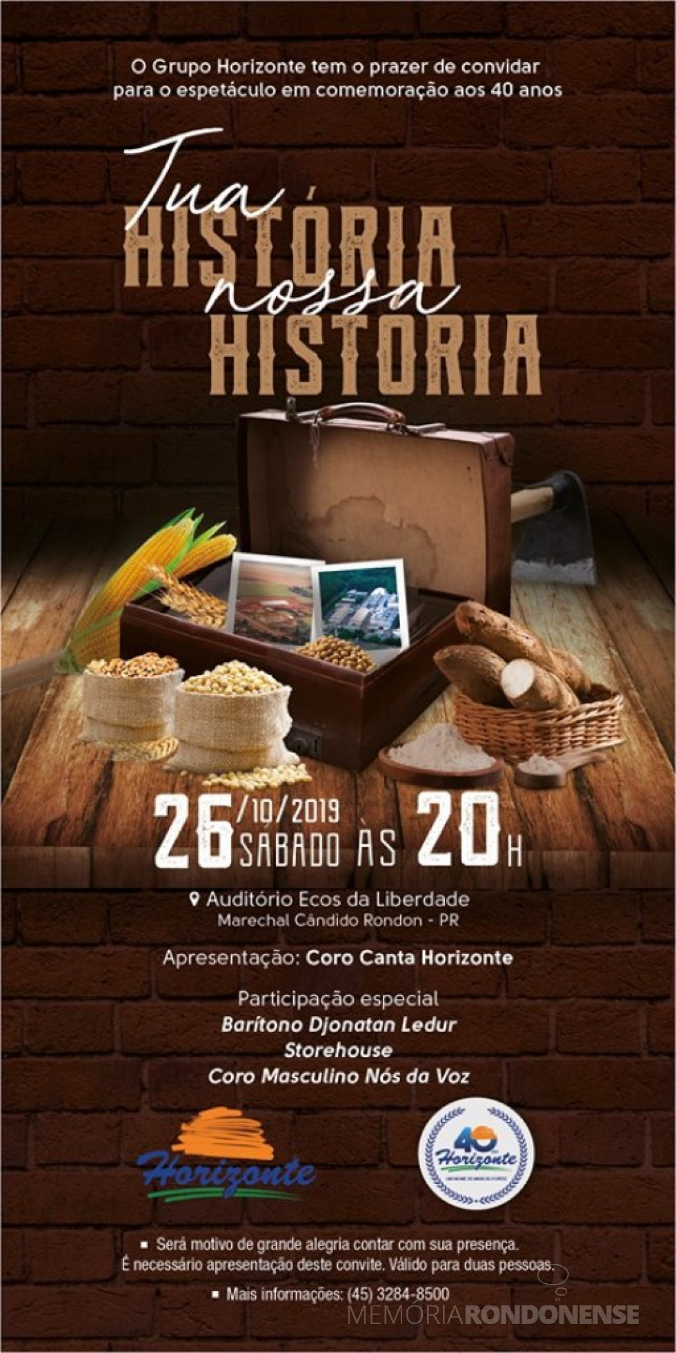 || Cartaz do espetáculo