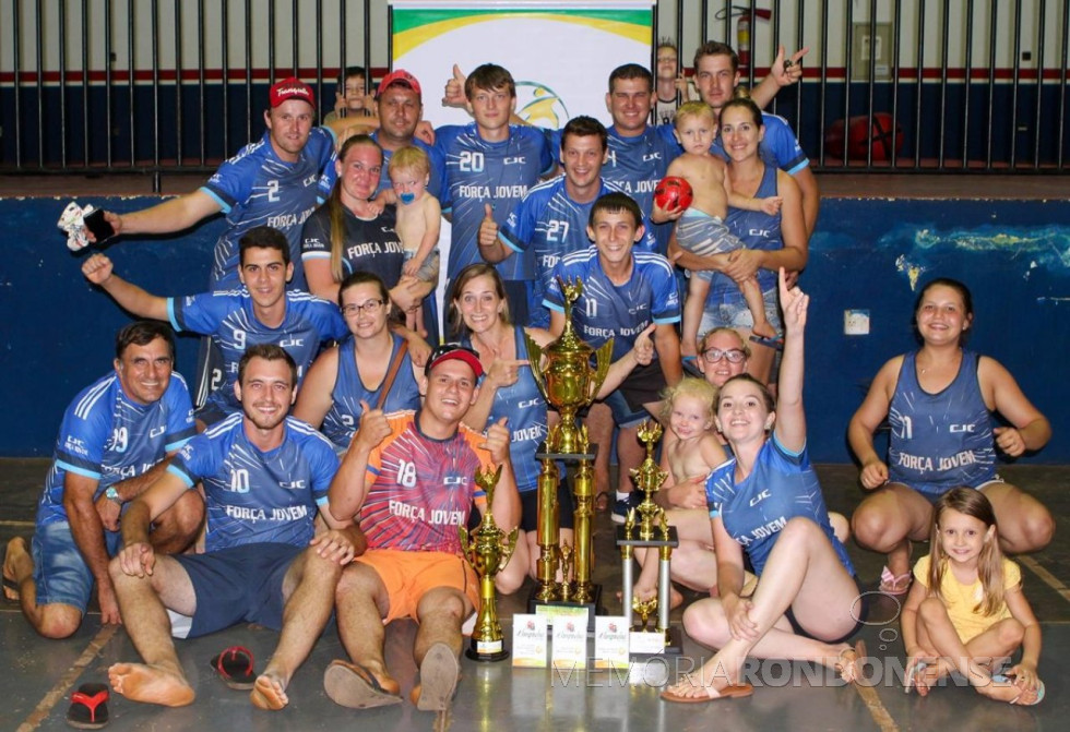 ||  CJC Força Jovem, da Linha Ajuricaba, campeão geral das Olimíadas ACJC 2019.
Imagem: Acervo Comunicação Copagril - FOTO 15 - 