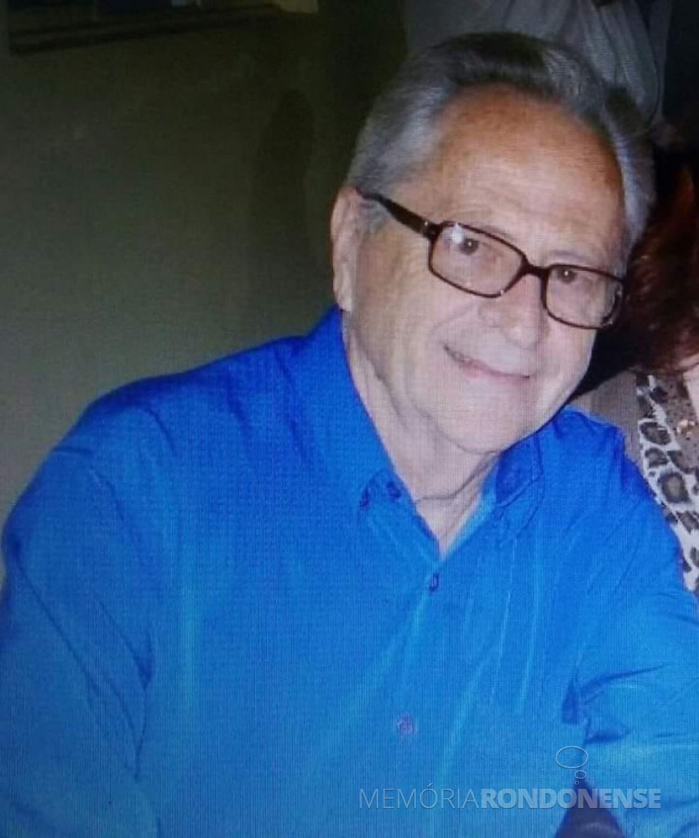 || Pioneiro rondonense Dorneles Ilceo Jochims falecido em janeiro de 2020. 
Imagem: Acervo da família - FOTO 12 -