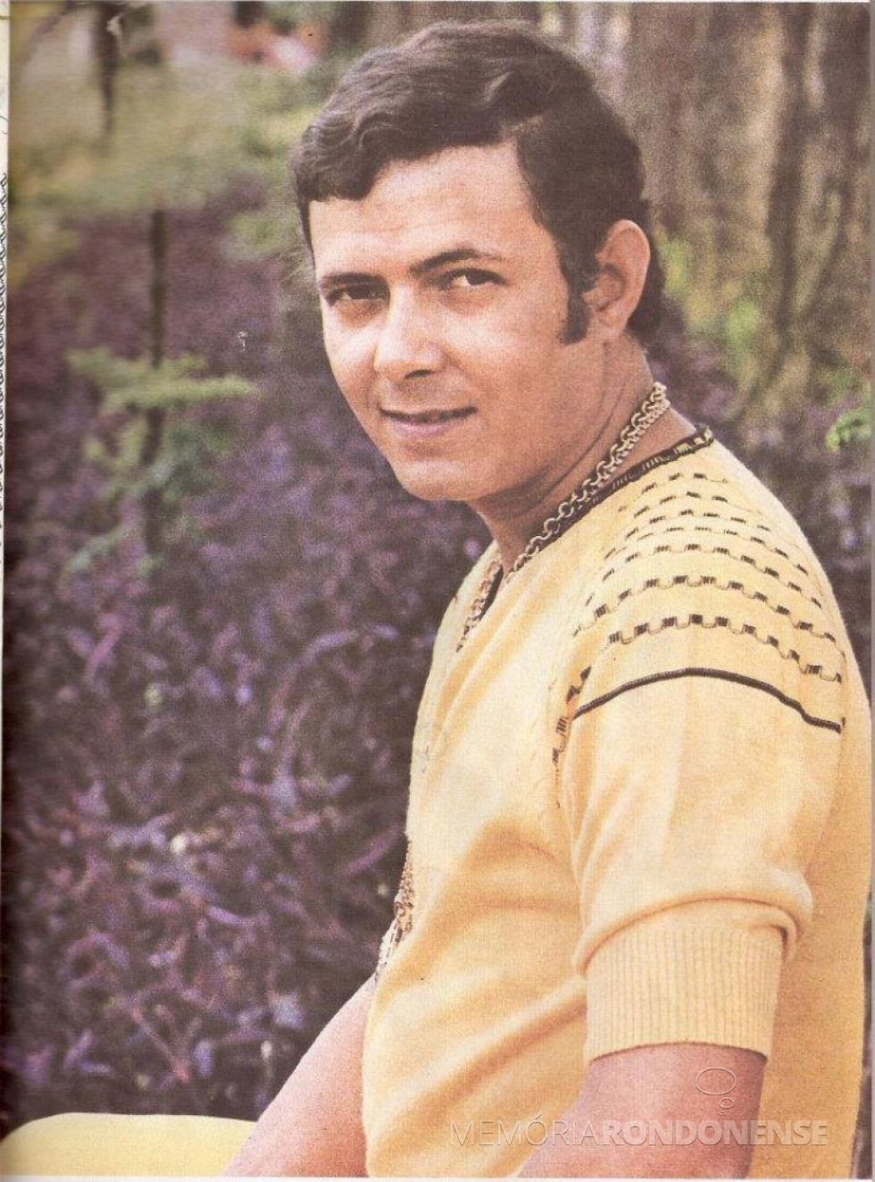 || Cantor Paulo Sérgio que fez show em Marechal Cândido Rondon, em final de novembro de 1973. 
Imagem: Acervo https://paulosergioaverdade.wordpress.com/ - FOTO 8 -
