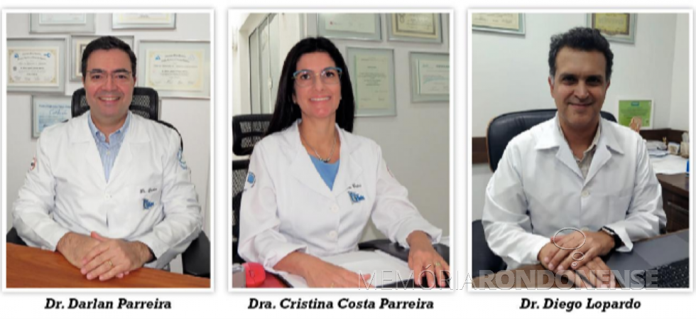 || Médicos da Clínica Vida na cidade de Marechal Cândido Rondon, em fevereiro de 2020.
Imagem: Acervo O Presente - FOTO 13 -