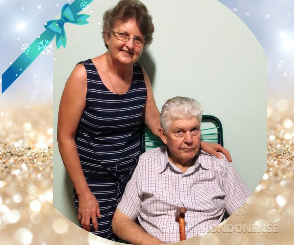 || Rondonense Bruno Stoef com a esposa Ledi Thums, ele falecido em março de 2020.
Imagem: Acervo da família - FOTO 26 -