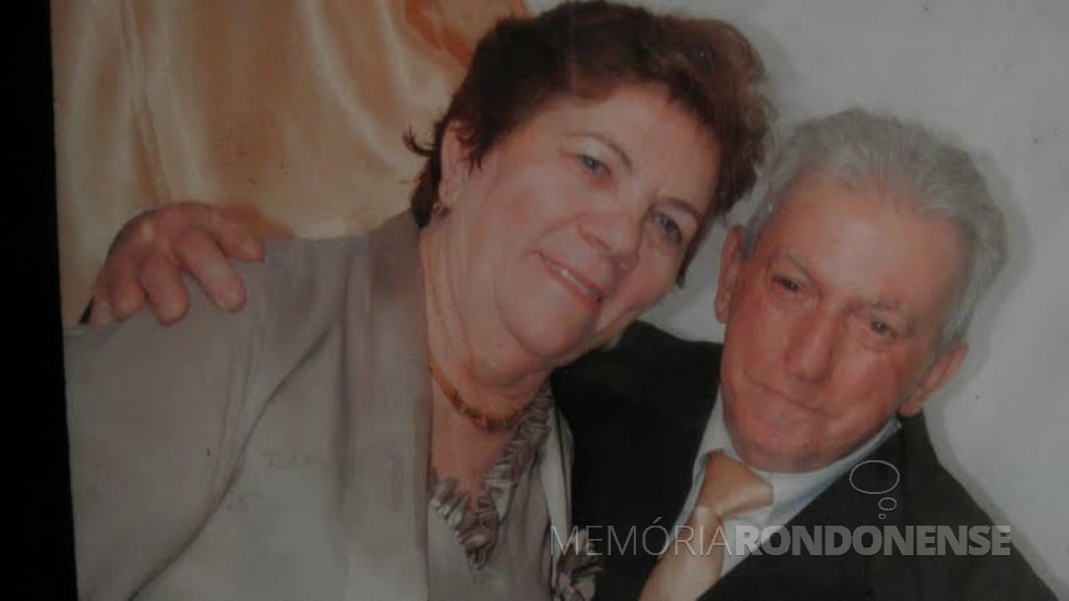 || Rondonense Walmir Steinbach com a esposa Irma Bach - ele falecido em começo de março de 2020.
Imagem: Acervo da família - FOTO 24 - 