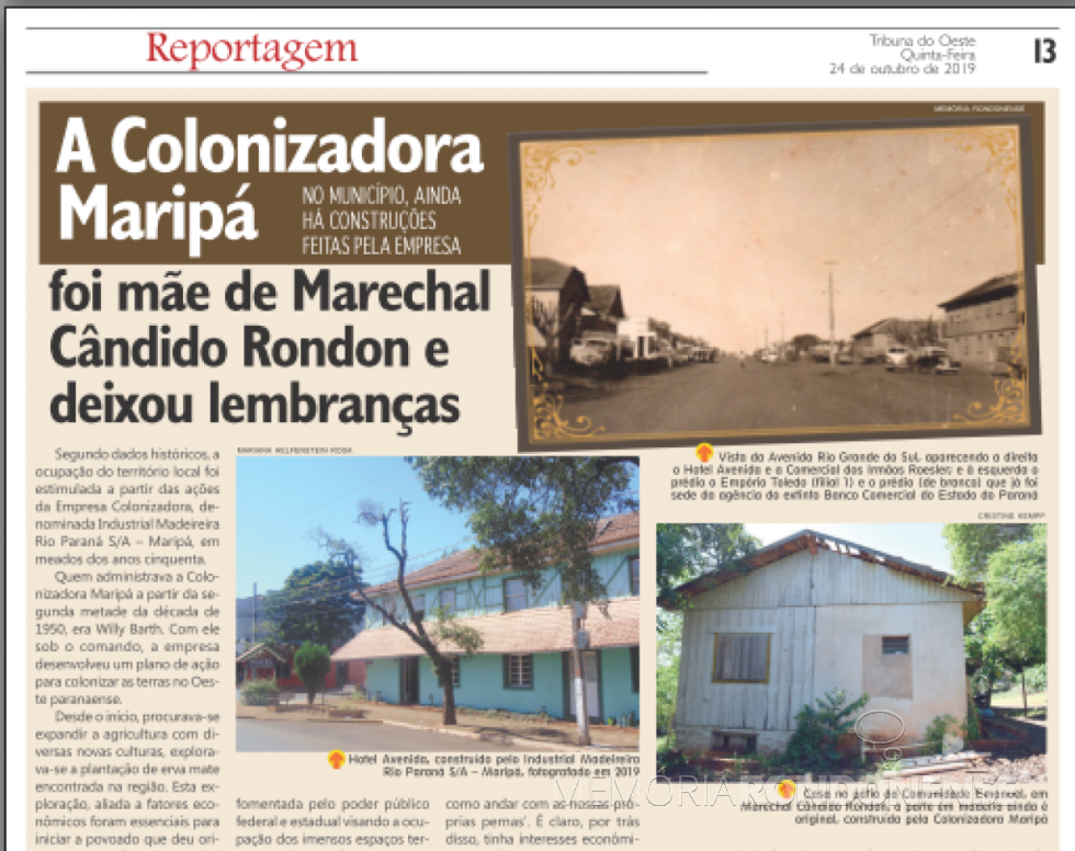|| Abordagem (1ª parte) histórica do jornal rondonense 
