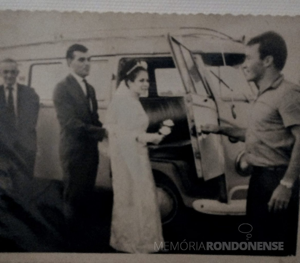 || Casamento de Ermella Meier e Ilário Ermindo Kehl.
Imagem: Acervo Graciela Marques Gonsalves - FOTO 9 -