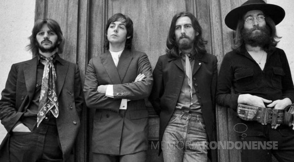 || The Beatles, da esquerda à direita, formada por John Lennon, Paul McCartney, George Harrison e Ringo Starr, banda que chegou ao fim em abril de 1970.
Imagem: Acervo JC- Uol - FOTO 6 - 