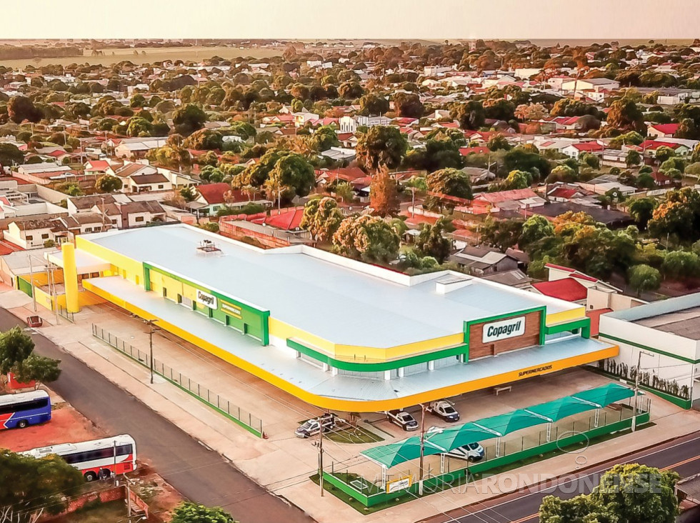 || Vista do Supermercado Copagril na cidade de Eldorado (MS), inaugurado no começo de junho de 2020. Imagem: Acervo Comunicação Copagril - FOTO 19 -