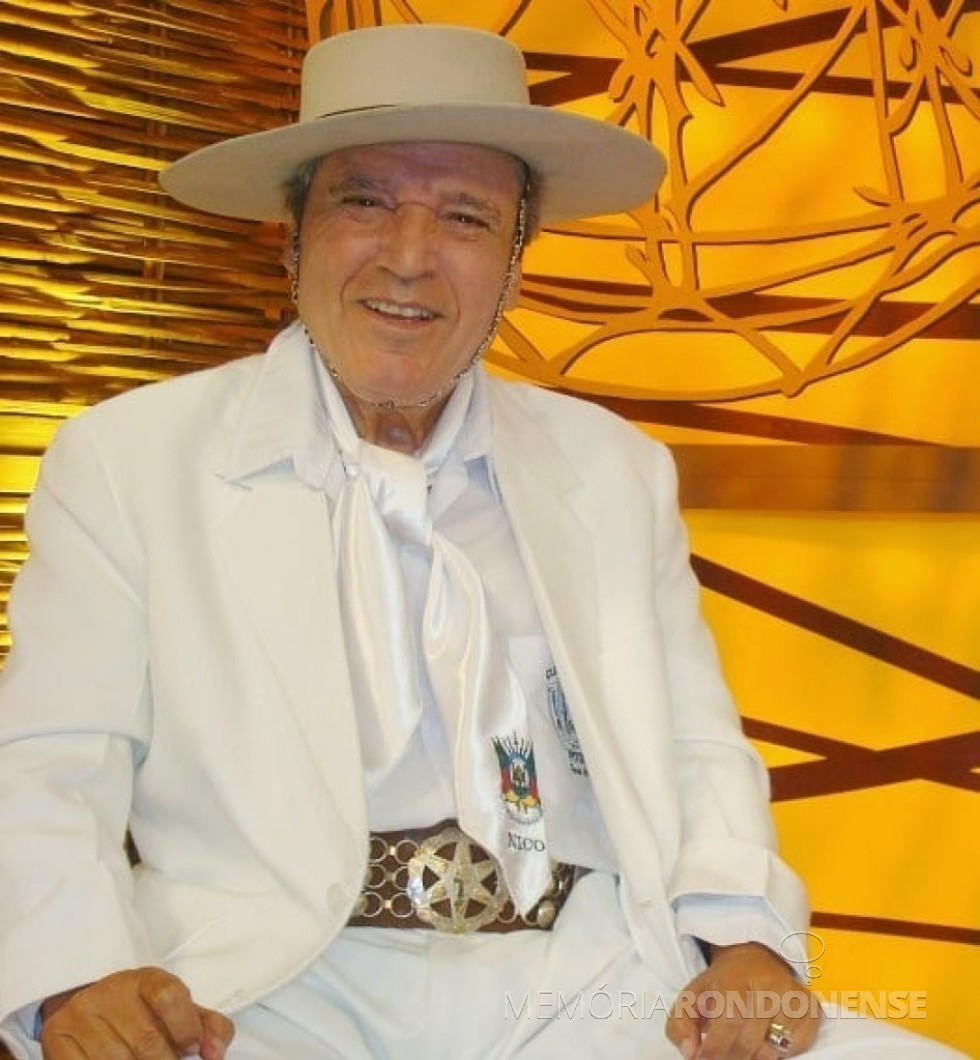 || Tradicionalista gaúcho Nico Fagundes, falecido em junho de 2015. 
Imagem: Acervo e crédito do autor - FOTO 16 -