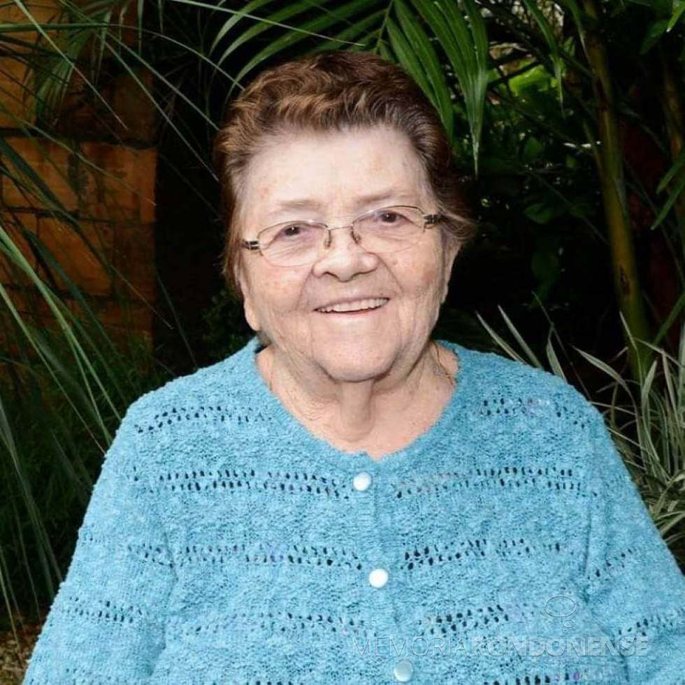 || Pioneira de Quatro Pontes, Margarida Lang, falecida em meados de junho de 2020.
Imagem: Acervo Iara Lang - FOTO 18 -