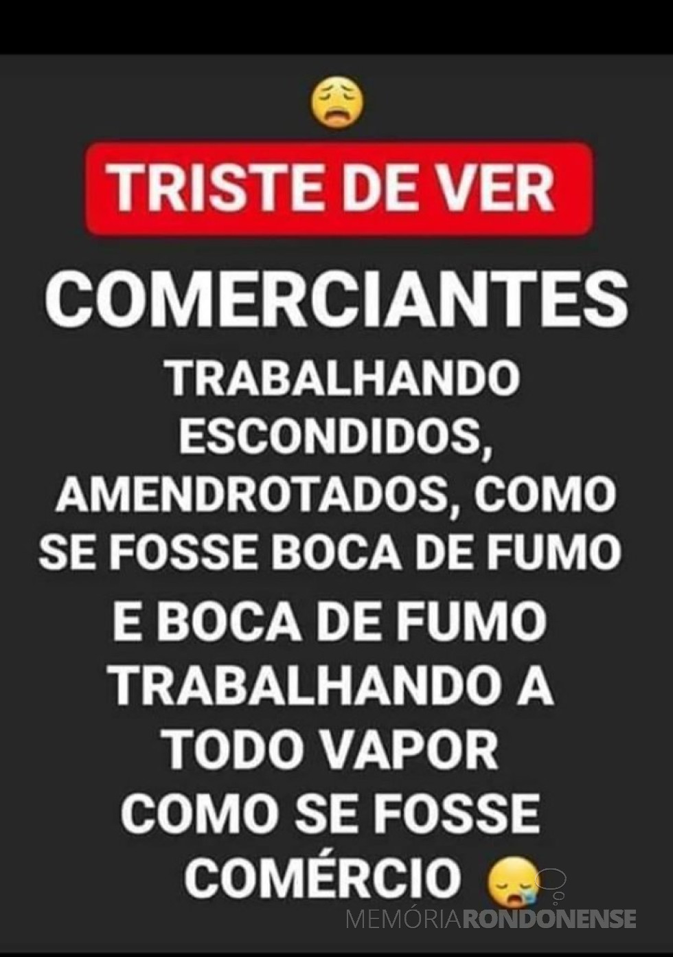 || Mais um box de protesto ref. ao decreto nº 4.942/20.
Imagem: Postada noFacebook  (colhido) - FOTO 28 -