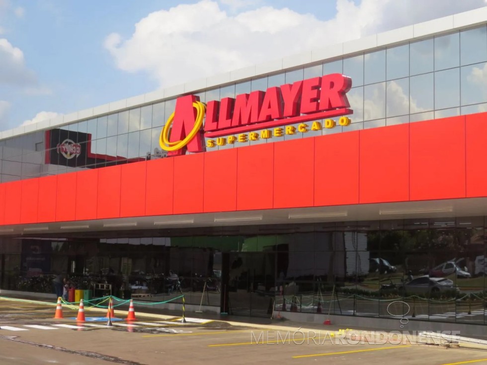 || Fachada externa do supermercado da rede Allmayer Supermercados, instalado no Jardim Líder, em Marechal Cândido Rondon e inagurado em setembro de 2020.
Imagem: Acervo O Presente - FOTO 23 - 
