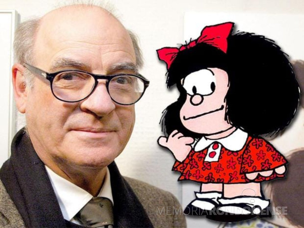 || Cartunista argentino Joaquim Salvador Lavado (Quino), falecido em setembro de 2020, e a sua personagem Mafalda.
Imagem: Acervo Catraca Livre - FOTO 17 -