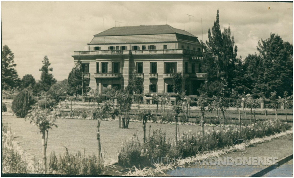 || Palacete Garmatter, na época da compra pelo Governo do Paraná, em janeiro  de 1938.
Imagem: Acervo Museu Paranaense - FOTO 2 -