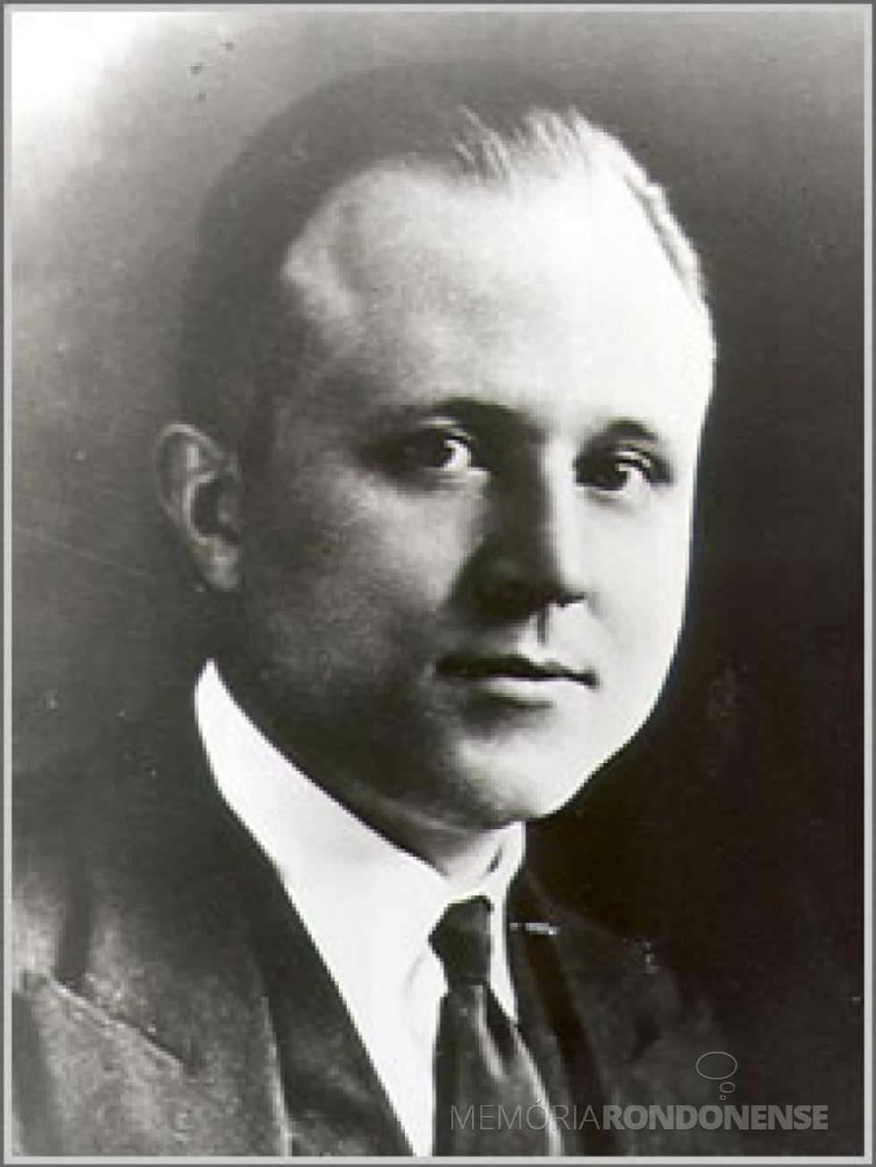 || Henry Giessenbier, de origem alemã, fundador da JCI, em outubro de 1915.
Imagem: Acervo JCI Brandford - FOTO 4 - 