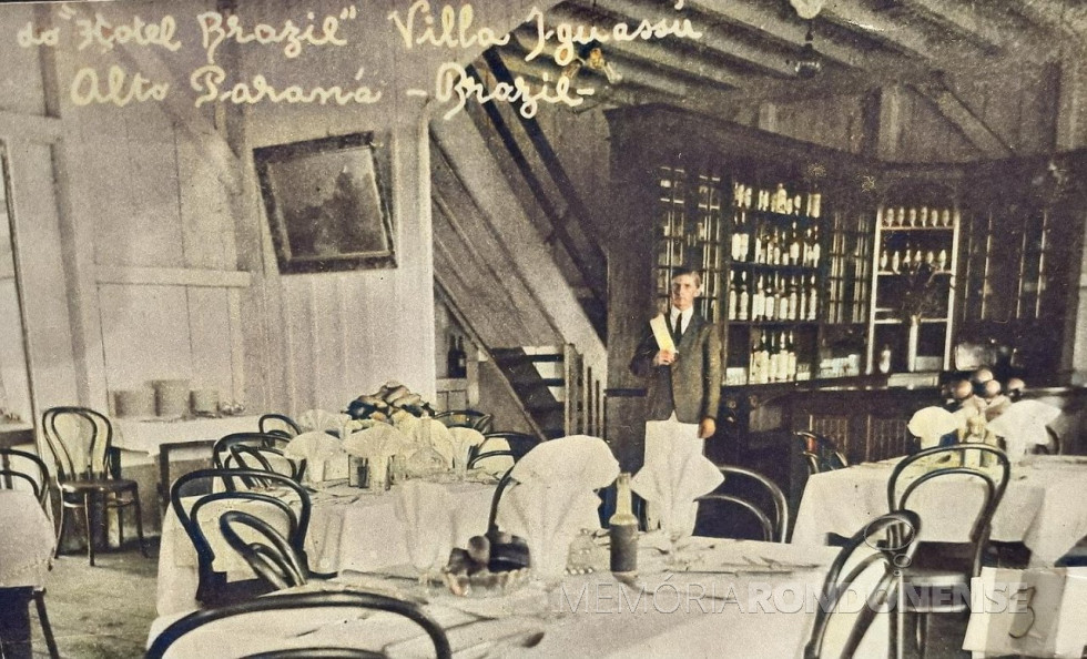 || Outro detalhe do interior do Hotel Brasil.
Imagem: Acervo Família Engel - FOTO 7 -