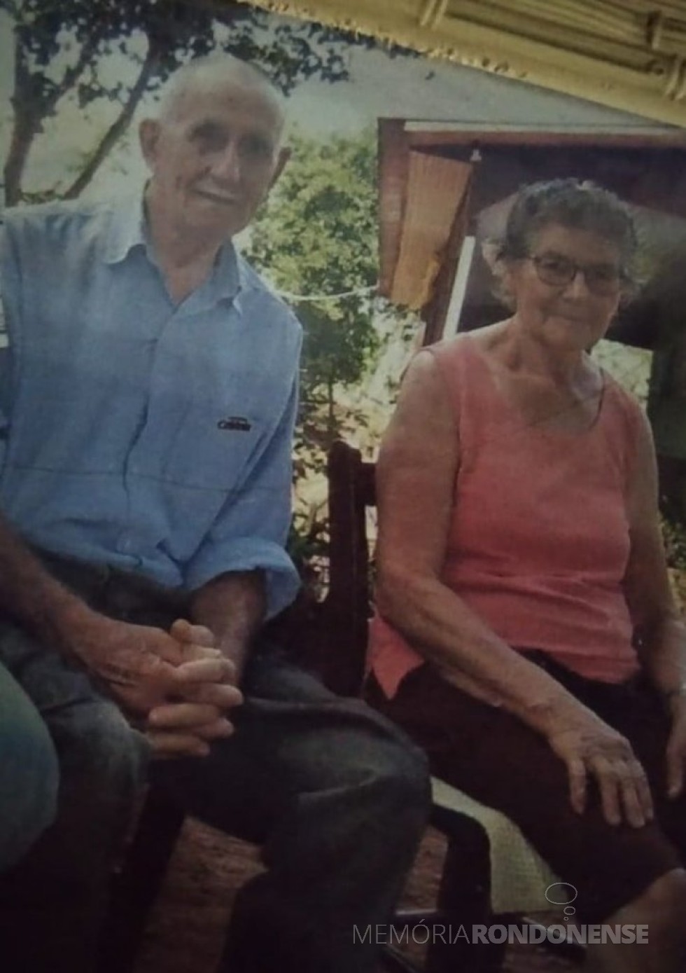 || Pioneiro Quintino Bet com a esposa Verônica (nascida Nalon), ele falecido em final de maio de 2009. 
Imagem: Acervo Ilda Bet - FOTO 4 - 