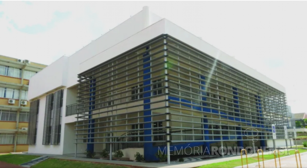 || Edifício para abrigar os programas de pós-graduação em História e Geografia do campus da Unioeste de Marechal Cândido Rondon. 
Imagem: Acervo O Presente - FOTO 14 - 