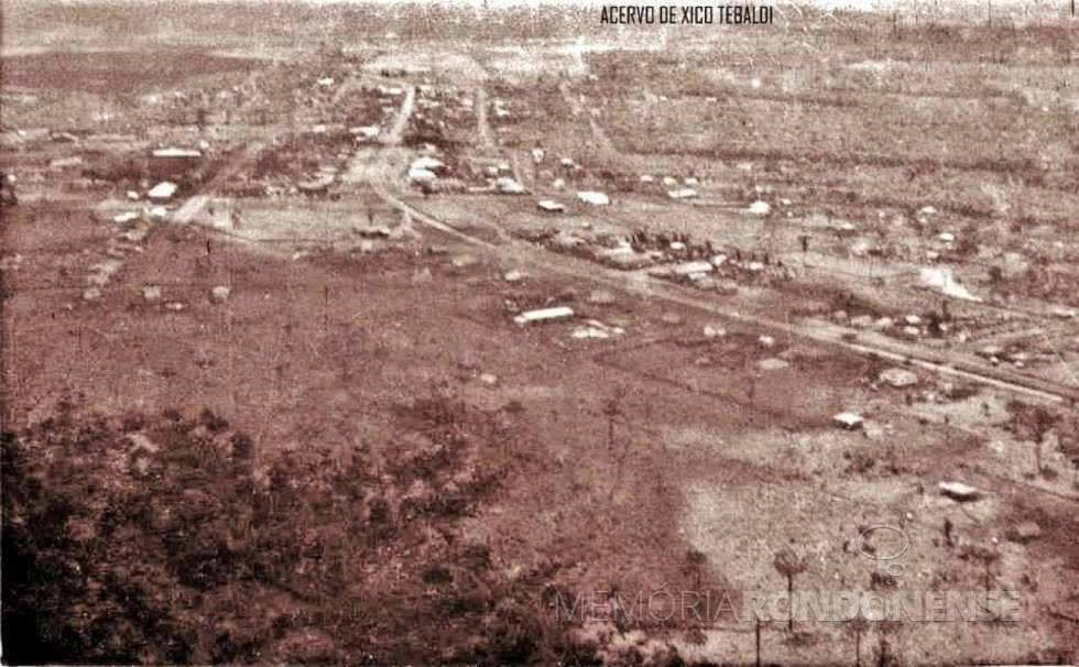 || Cidade de Cascavel no começo da década de 1950. 
Imagem: Acervo Pietro (Xico) Tebaldi - FOTO 2 -