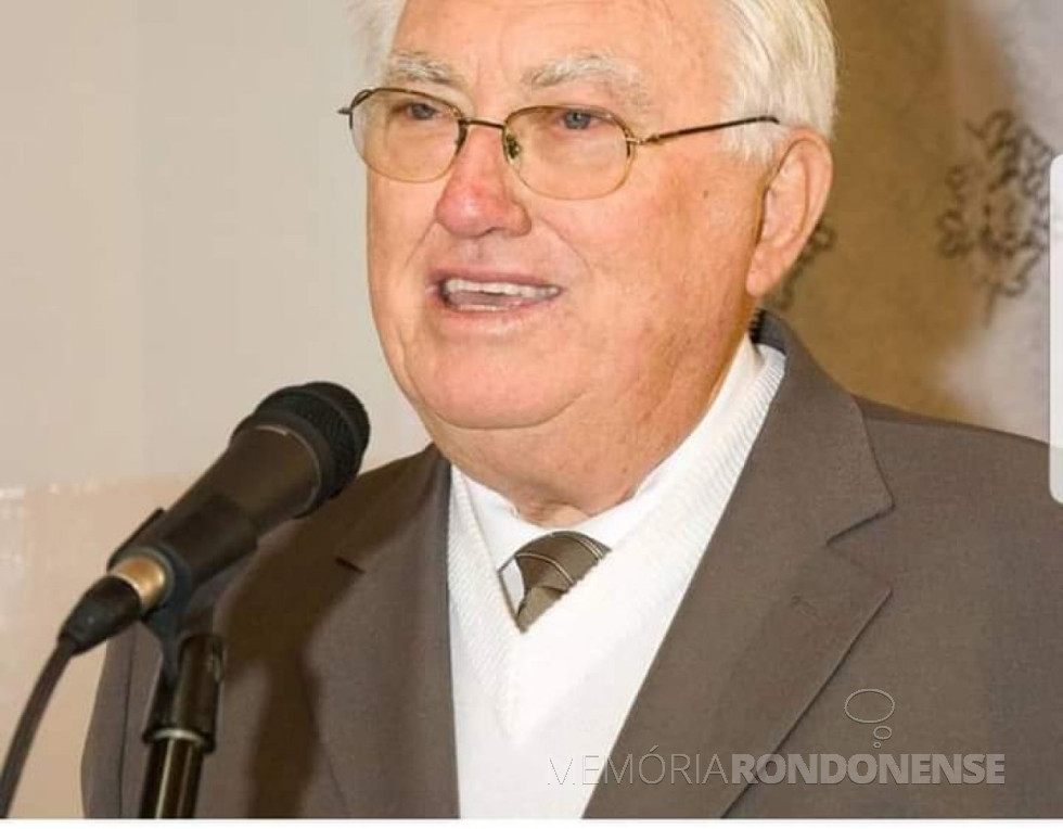 || Pastor Helmuth Matschulat falecido em final de janeiro de 2021, na cidade de Curitiba.
Imagem: Acervo pessoal - FOTO 18 -