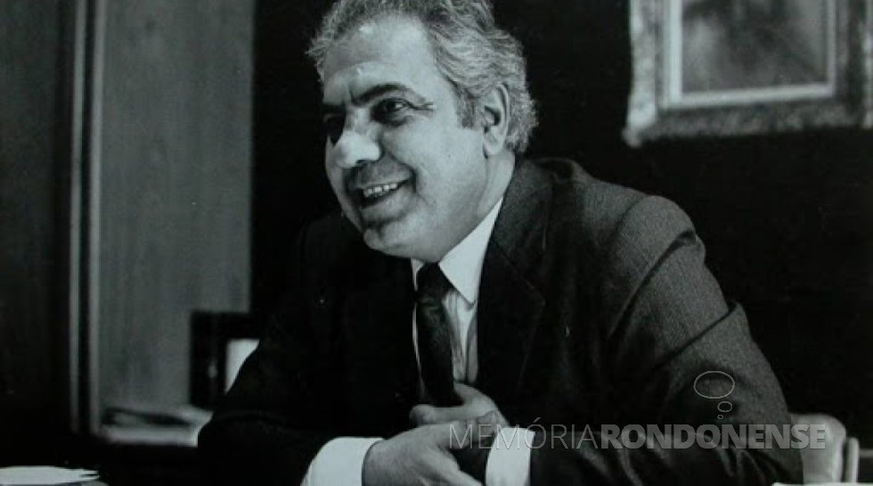|| José Richa que tomou posse como 47º governador do Paraná, em março de 1983.
Imagem: Acervo Memória Paranaense - FOTO 14 -
