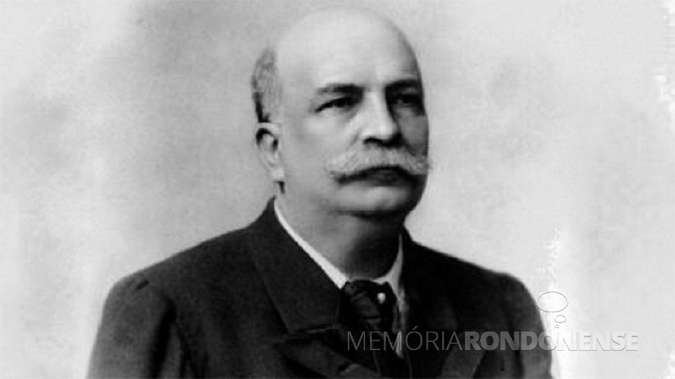 || Estadista brasileiro Barão do Rio Branco,  falecido em fevereiro de 1912. 
Imagem: Acervo Projeto Memória Rondonense - FOTO 3 - 