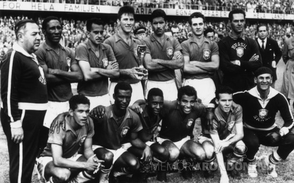 || Seleção Brasileira de Futebol de 1958, campeã do Mundo.
Imagem: Acervo GQ Globo - FOTO 6 -